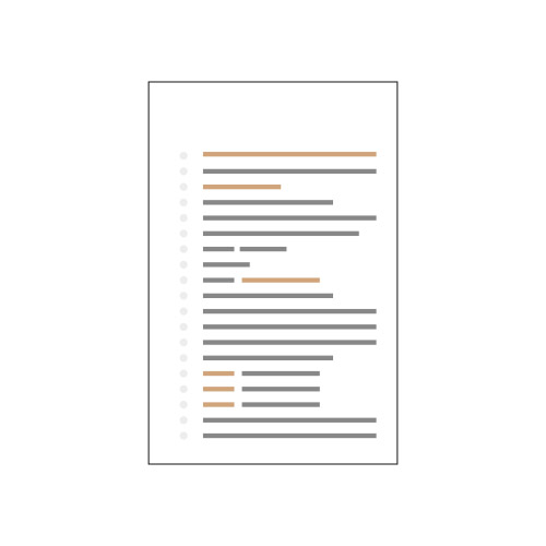 Keywords in einer Jobanzeige