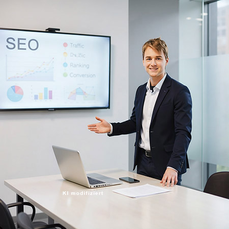 SEO-Berater präsentiert eine SEO Analyse