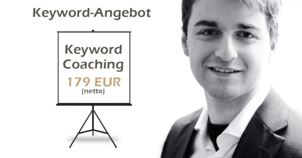 Keyword Coaching Paket 179 EUR netto